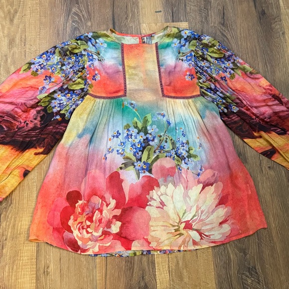 Blank London Floral Multicolor Women's Top XS - Picture 2 of 8